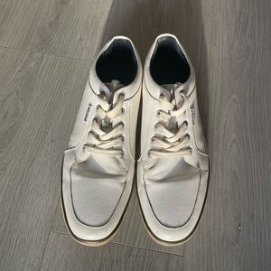 Unlisted By Kenneth Cole - White Leather Men's Shoes